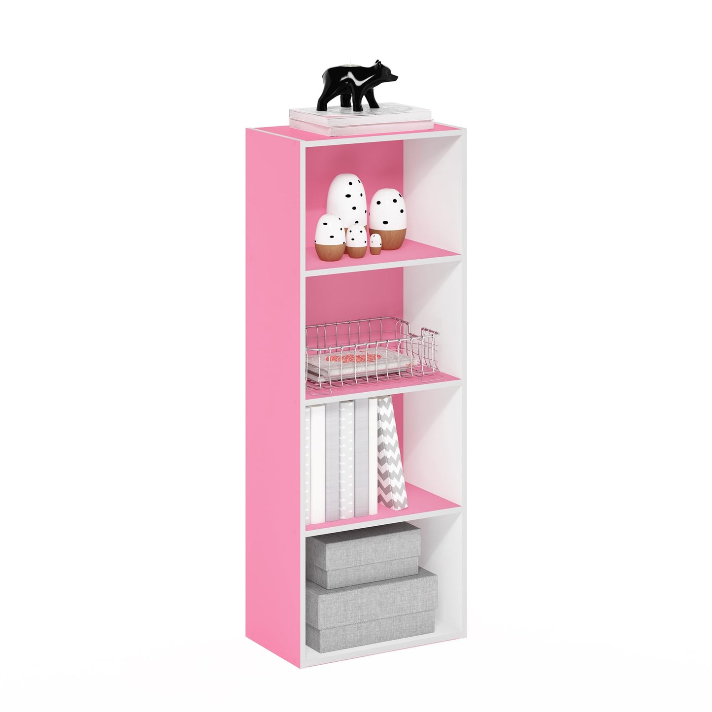 Tiered Storage Shelf for Office and Home Organization