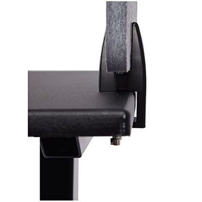 Clamp-On Acoustic Desk Divider Panel for Privacy & Noise Reduction