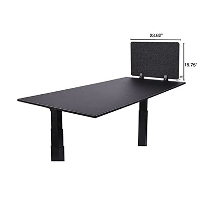 Clamp-On Acoustic Desk Divider Panel for Privacy & Noise Reduction