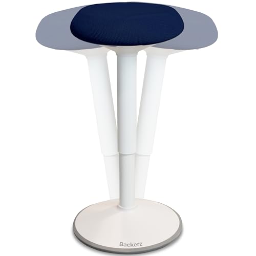 Adjustable Ergonomic Wobble Stool with Swivel Seat & Rocking Motion