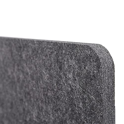 Clamp-On Acoustic Desk Divider Panel for Privacy & Noise Reduction