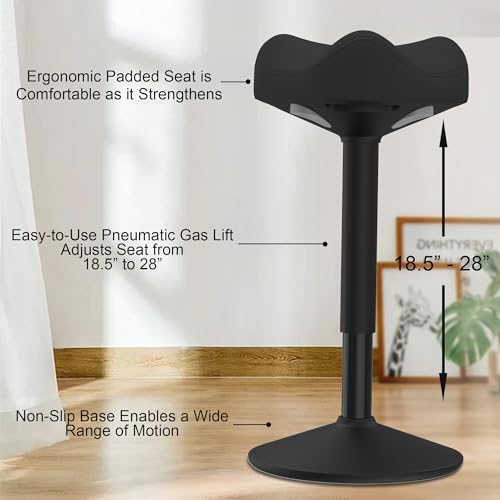 Yonsaeik Standing Stool, Adjustable Ergonomic Office Chair Standing Desk Chair