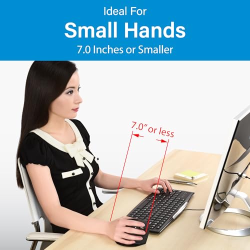 Ergonomic Vertical Mouse with Wrist Support Design