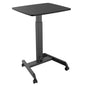 Mount-It! Adjustable Rolling Laptop Desk, Mobile Standing Desk with Wheels
