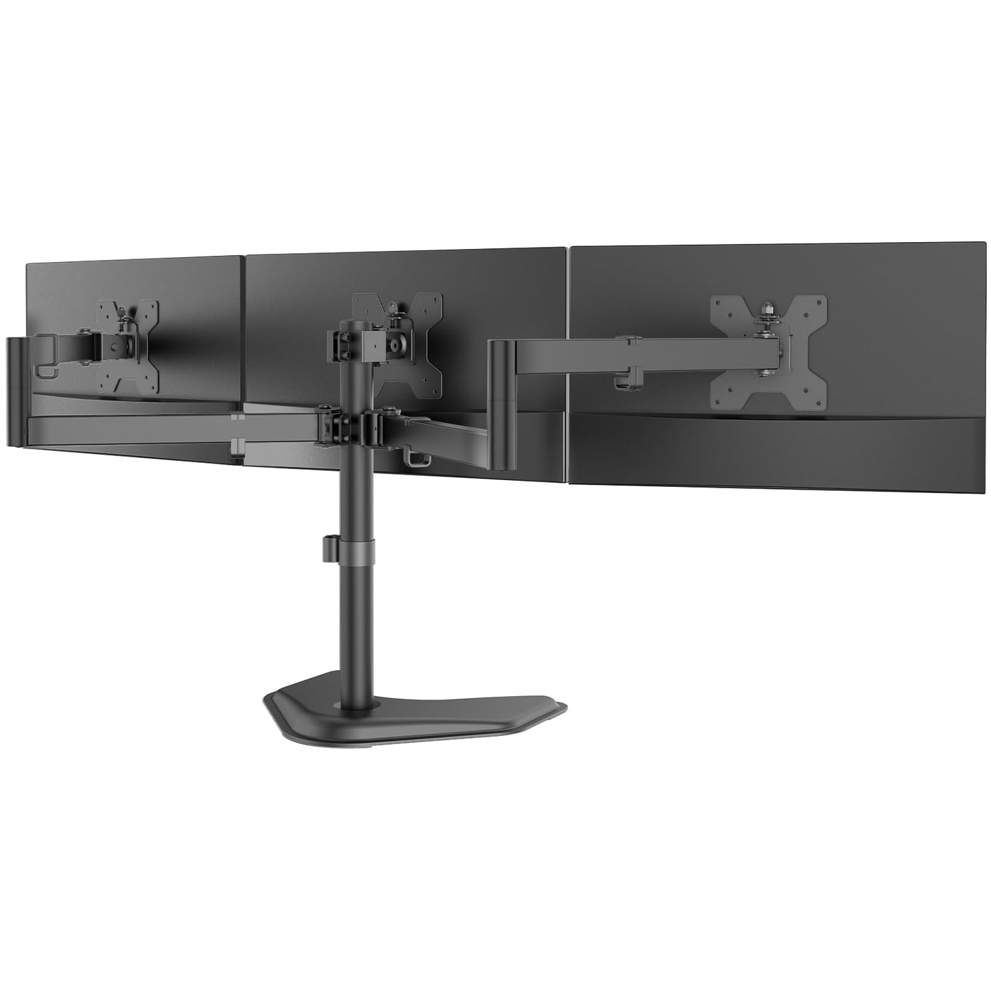 WALI Adjustable Monitor Arms C-Clamp and Free-Standing