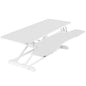 Height Adjustable Desk Converter with Dual Monitor Workstation