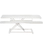 Height Adjustable Desk Converter with Dual Monitor Workstation