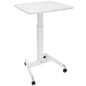 Mount-It! Adjustable Rolling Laptop Desk, Mobile Standing Desk with Wheels