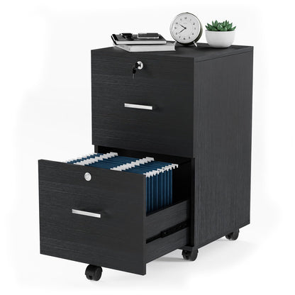 VINGLI Wood File Cabinet for Home Office