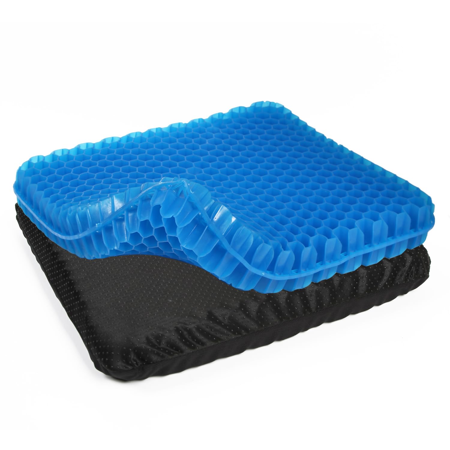 Large Gel Seat Cushion with Pressure Relief Support for Office Chairs