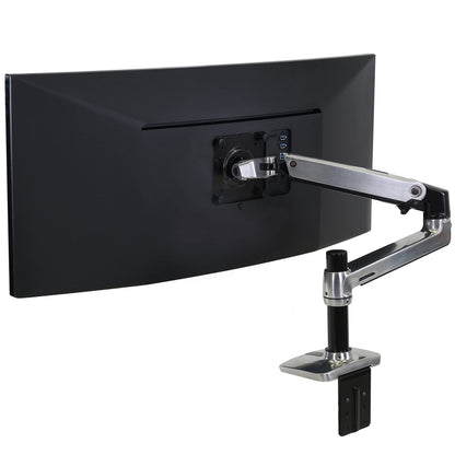 Ergotron – LX Premium Single Monitor Arm, VESA Desk Mount