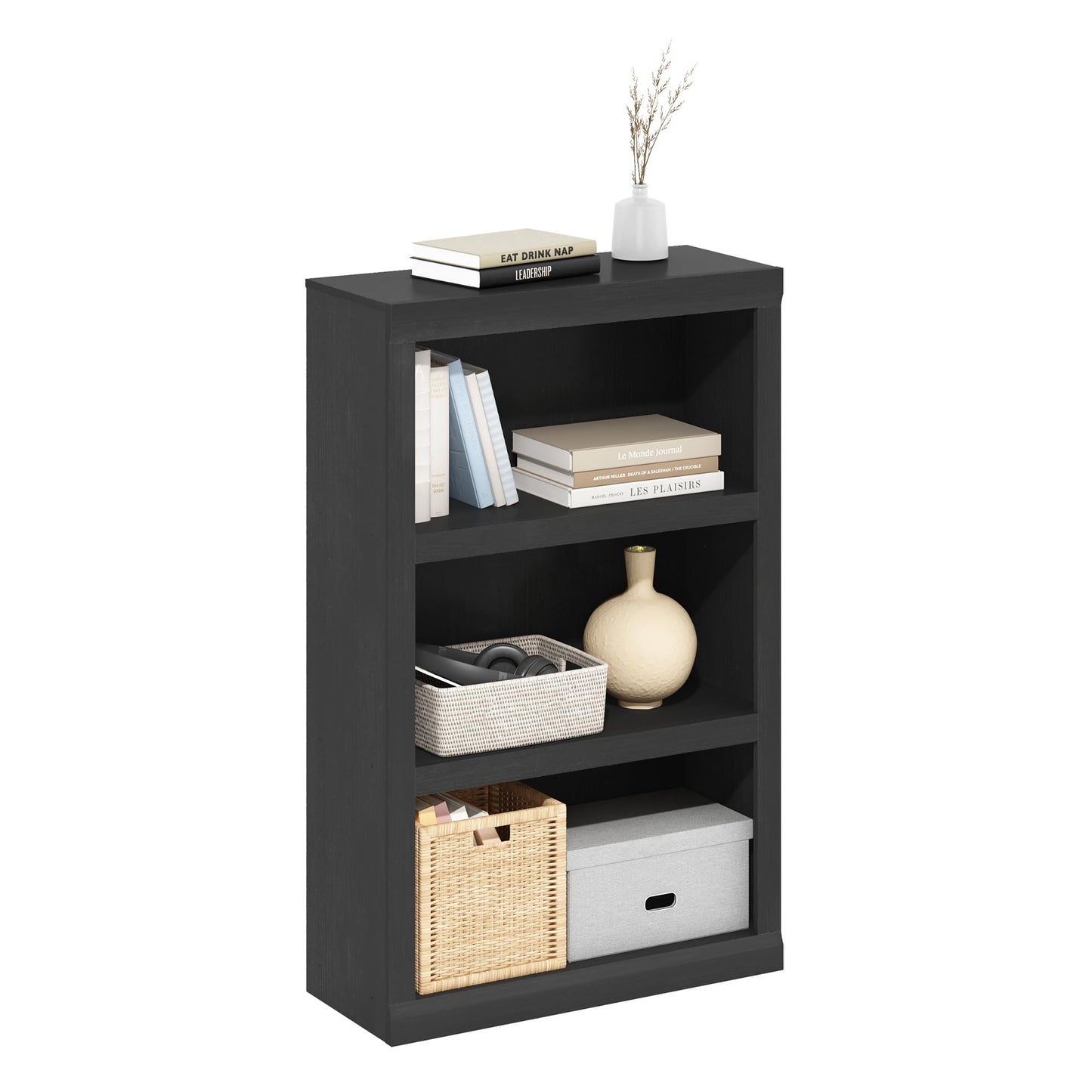 Tiered Storage Shelf for Office and Home Organization
