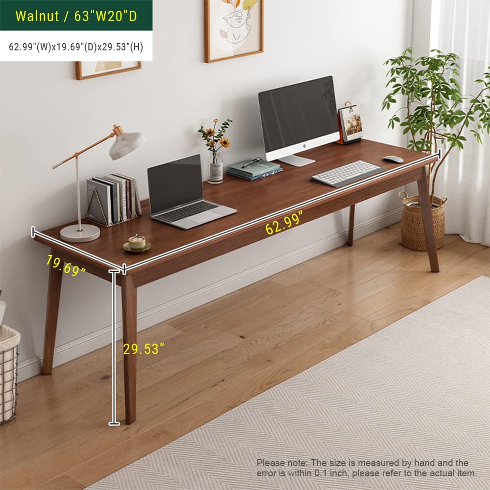 Modern Long Office Desk for Two-Person Workstation Setup