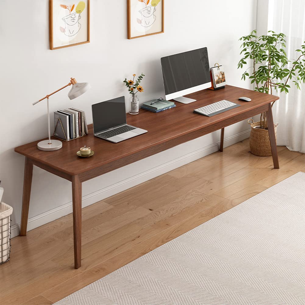 Modern Long Office Desk for Two-Person Workstation Setup