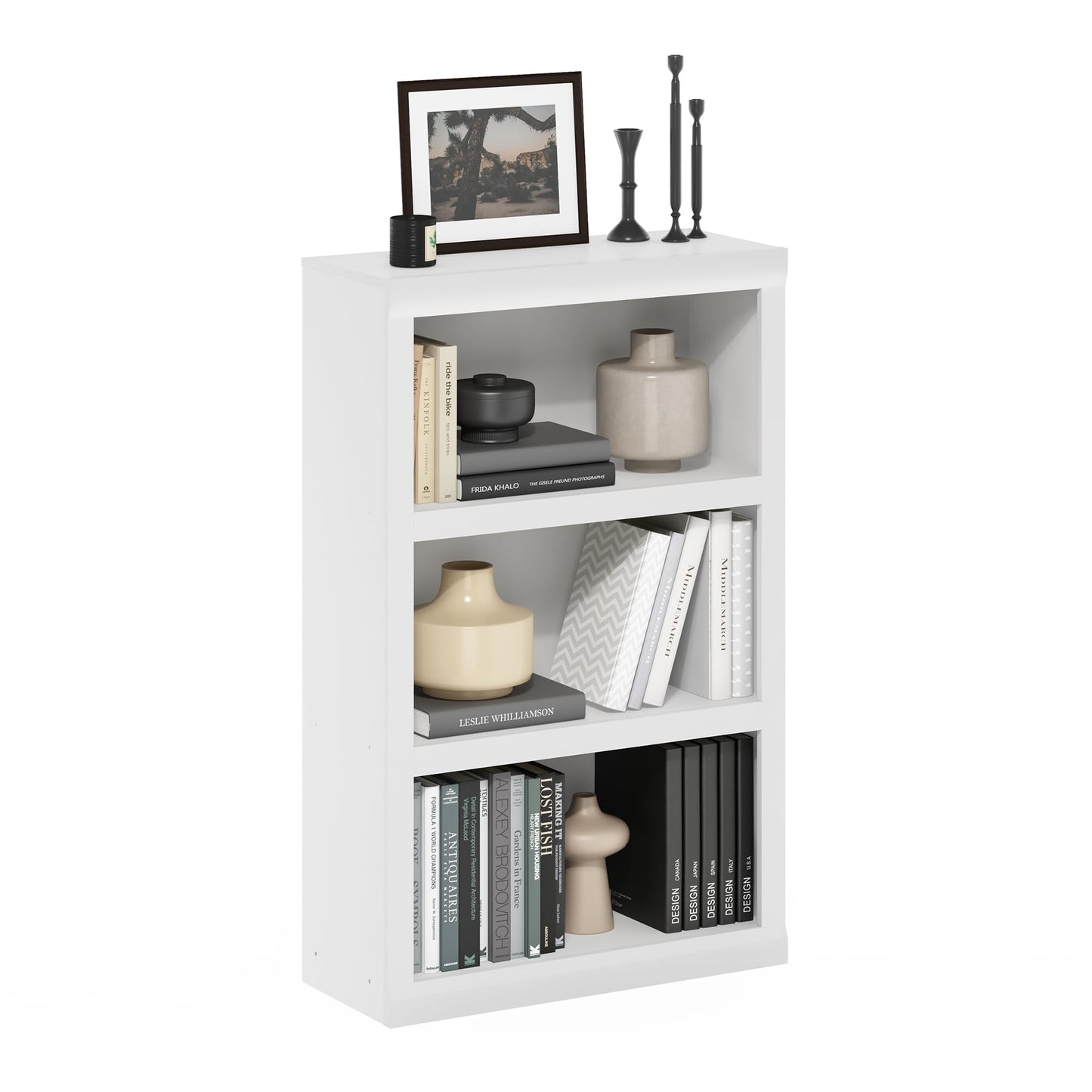 Tiered Storage Shelf for Office and Home Organization