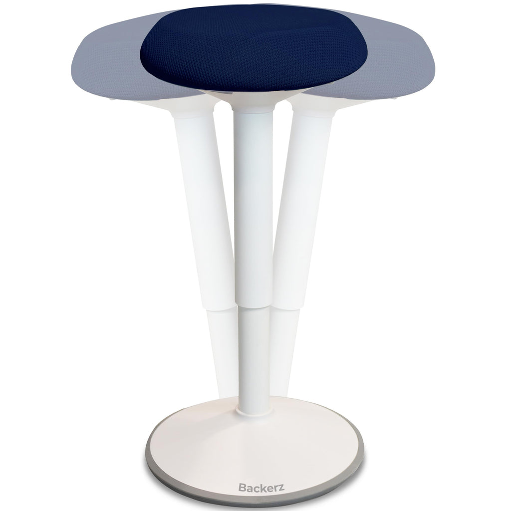 Adjustable Ergonomic Wobble Stool with Swivel Seat & Rocking Motion