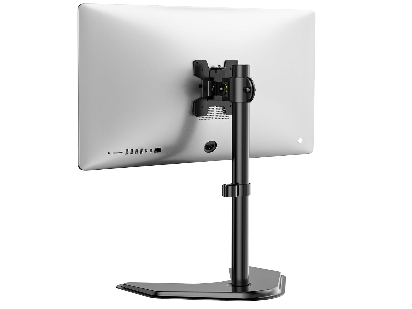 WALI Adjustable Monitor Arms C-Clamp and Free-Standing