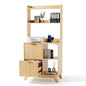 Modern Fluted File Cabinet with Lateral Storage Design