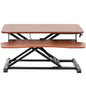 Height Adjustable Desk Converter with Dual Monitor Workstation