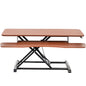 Height Adjustable Desk Converter with Dual Monitor Workstation