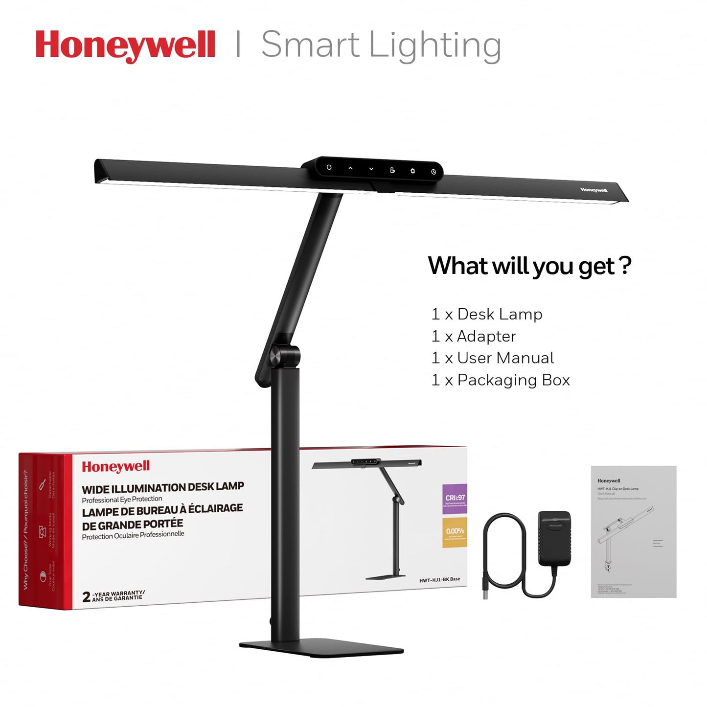 LED Desk Lamp with Clamp Mount & Adjustable Color Modes