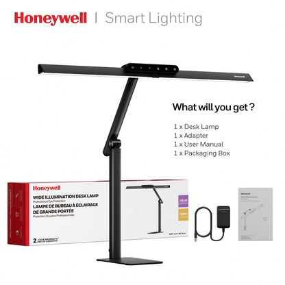 LED Desk Lamp with Clamp Mount & Adjustable Color Modes