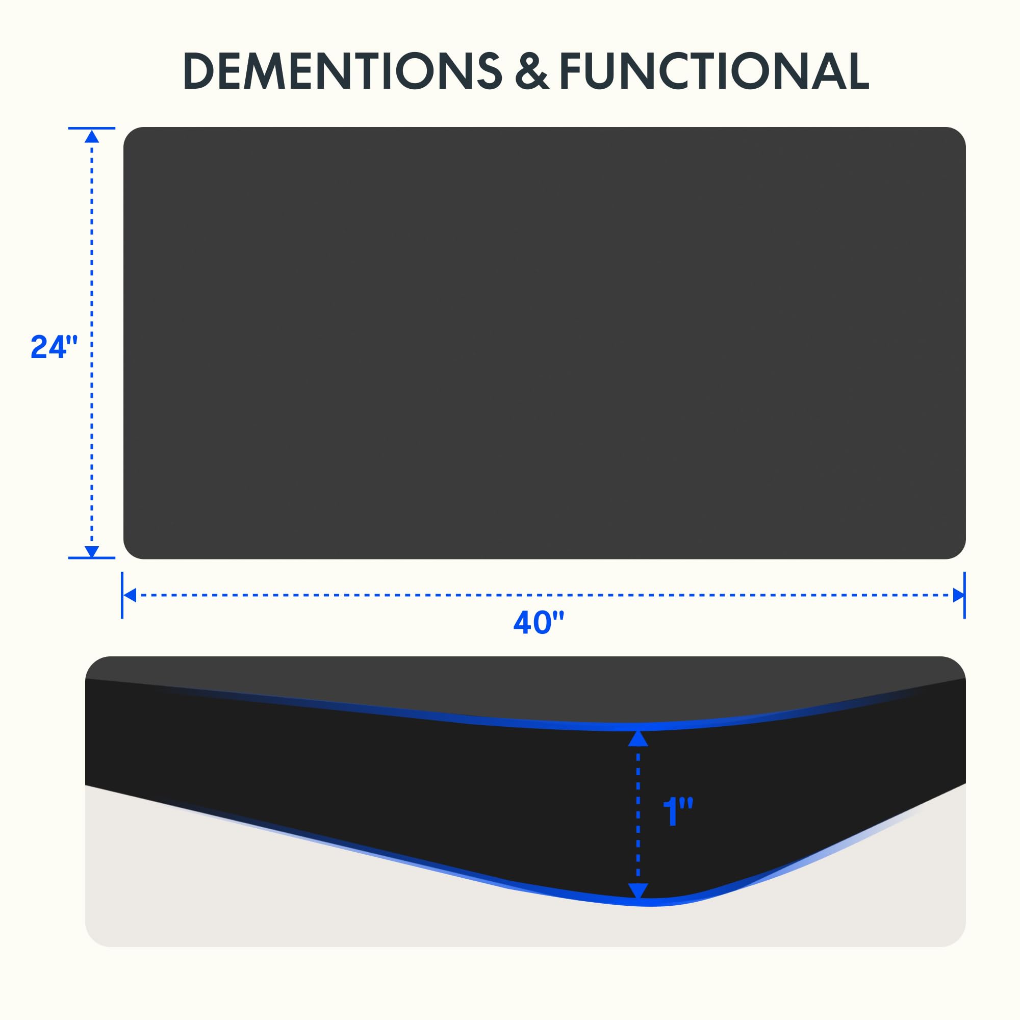 FLEXISPOT 40 to 79 in Electric Standing Desk