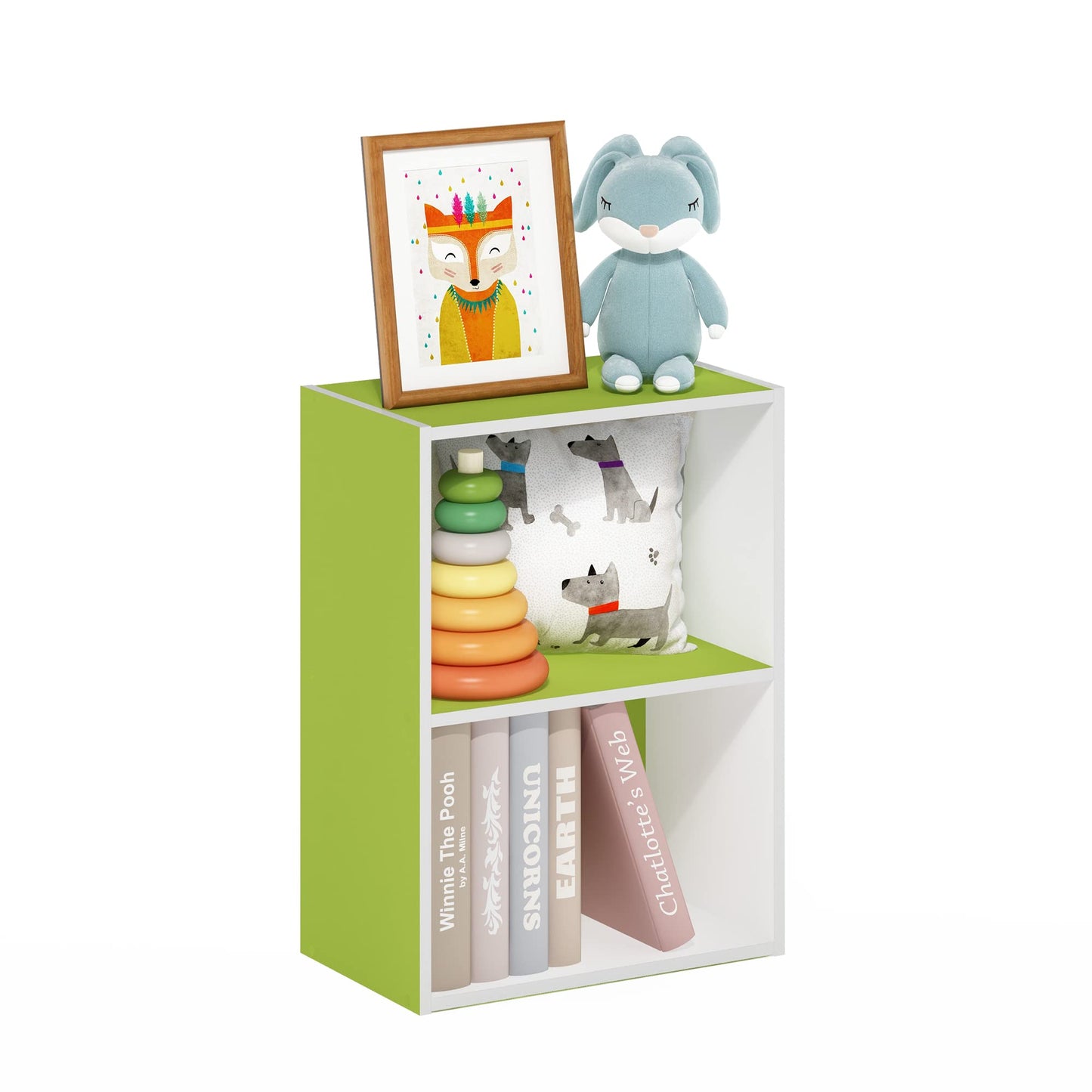 Tiered Storage Shelf for Office and Home Organization