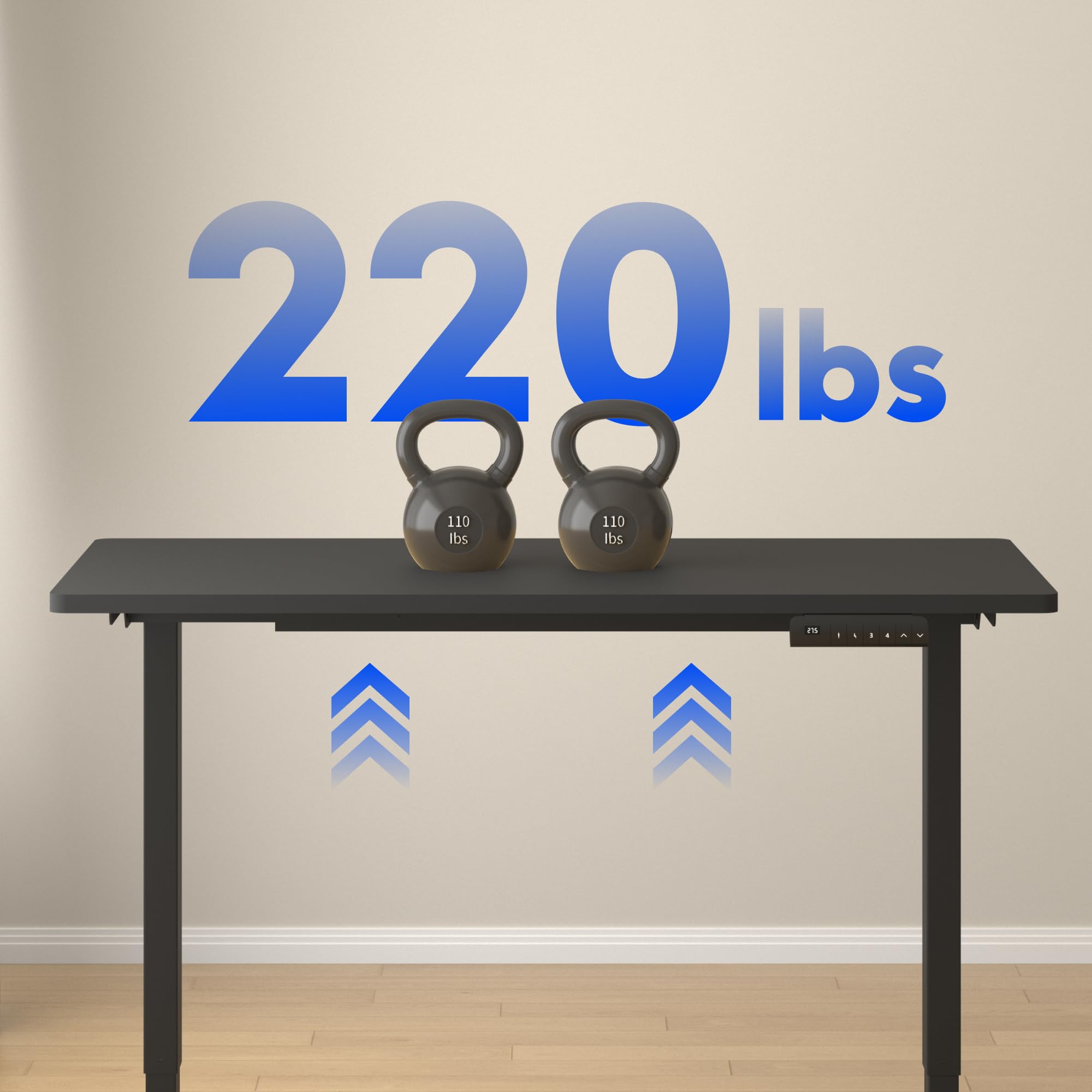 Electric Standing Desk with Dual Motor Height Adjustment