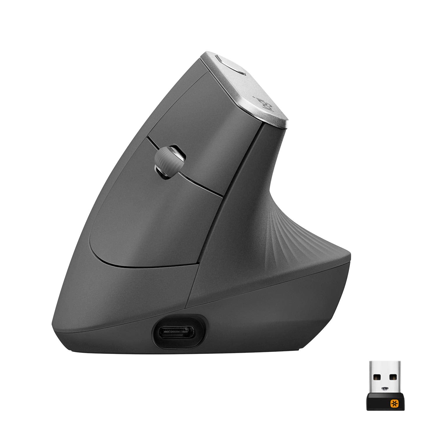 Ergonomic Vertical Wireless Mouse with Reduced Wrist Strain Design