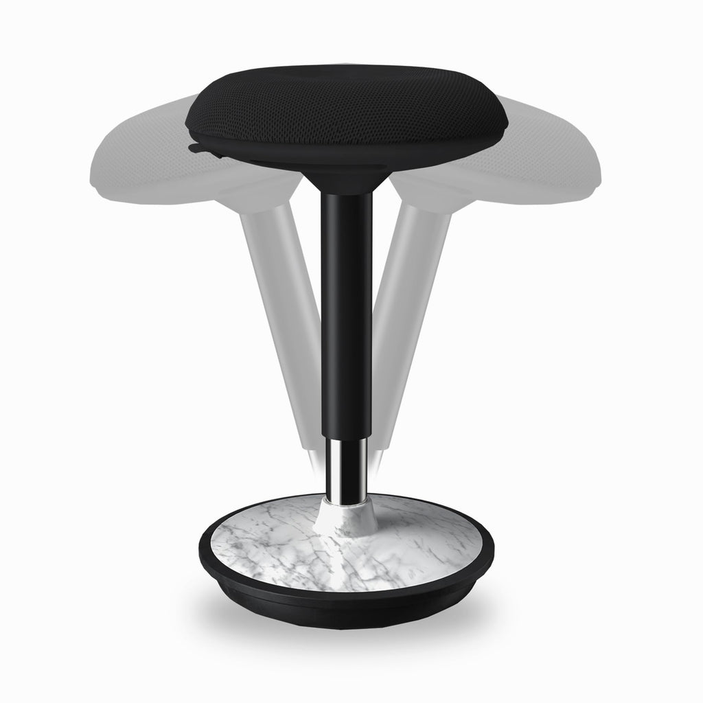 Adjustable Wobble Stool with 360° Motion & Ergonomic Base