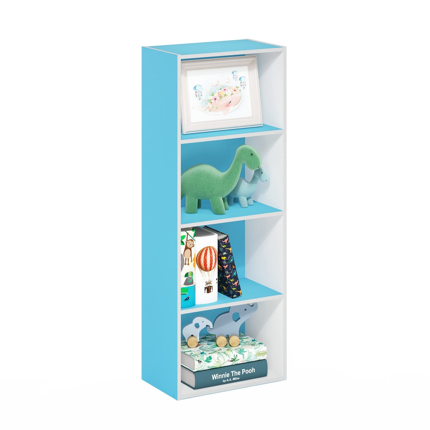 Tiered Storage Shelf for Office and Home Organization