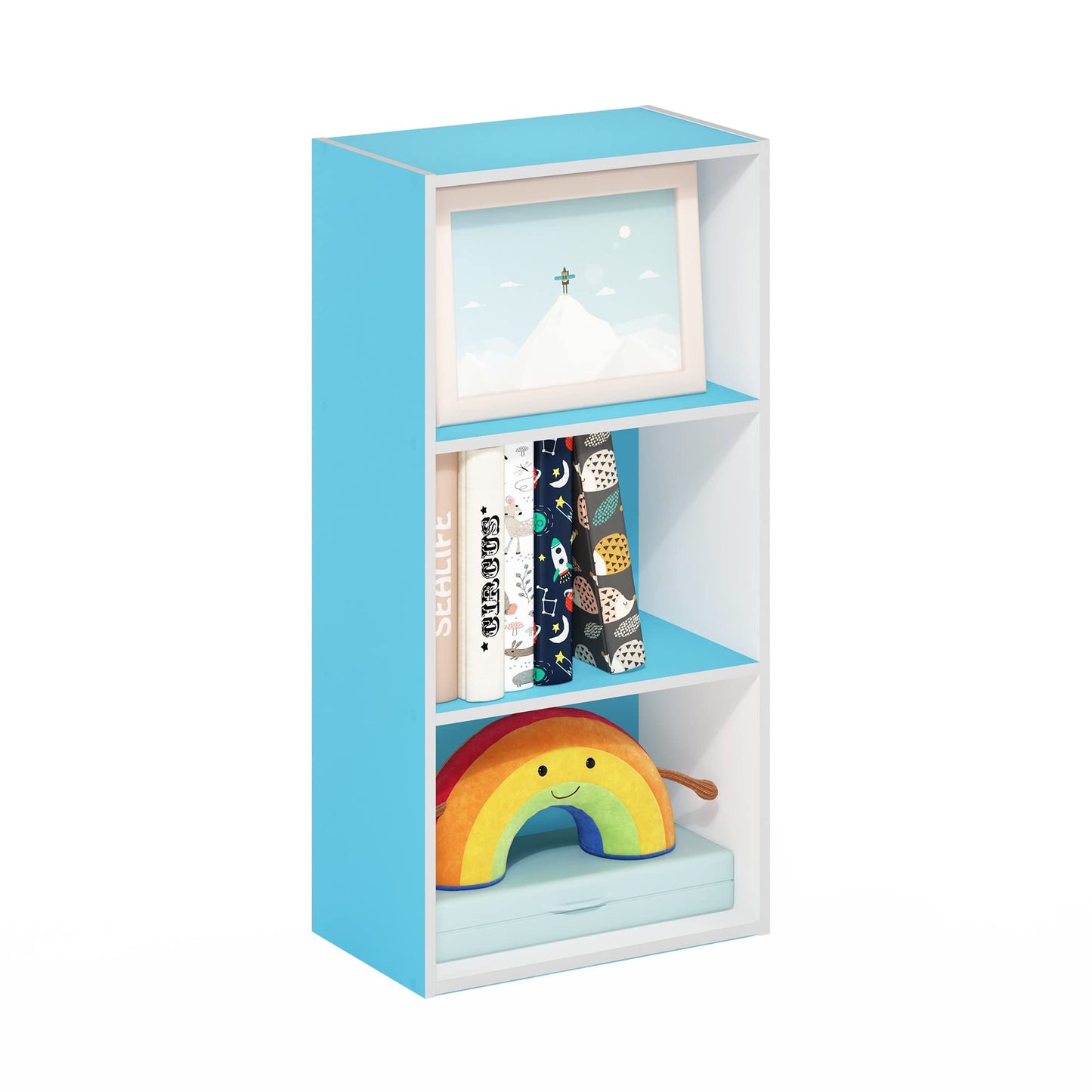 Tiered Storage Shelf for Office and Home Organization
