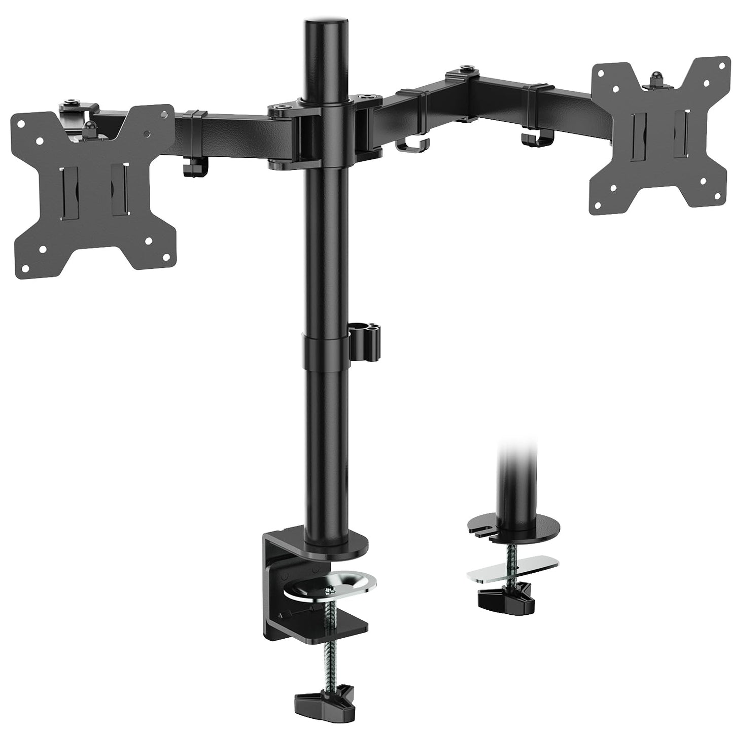 WALI Adjustable Monitor Arms C-Clamp and Free-Standing