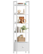Furologee Tall Bookshelf with Drawers