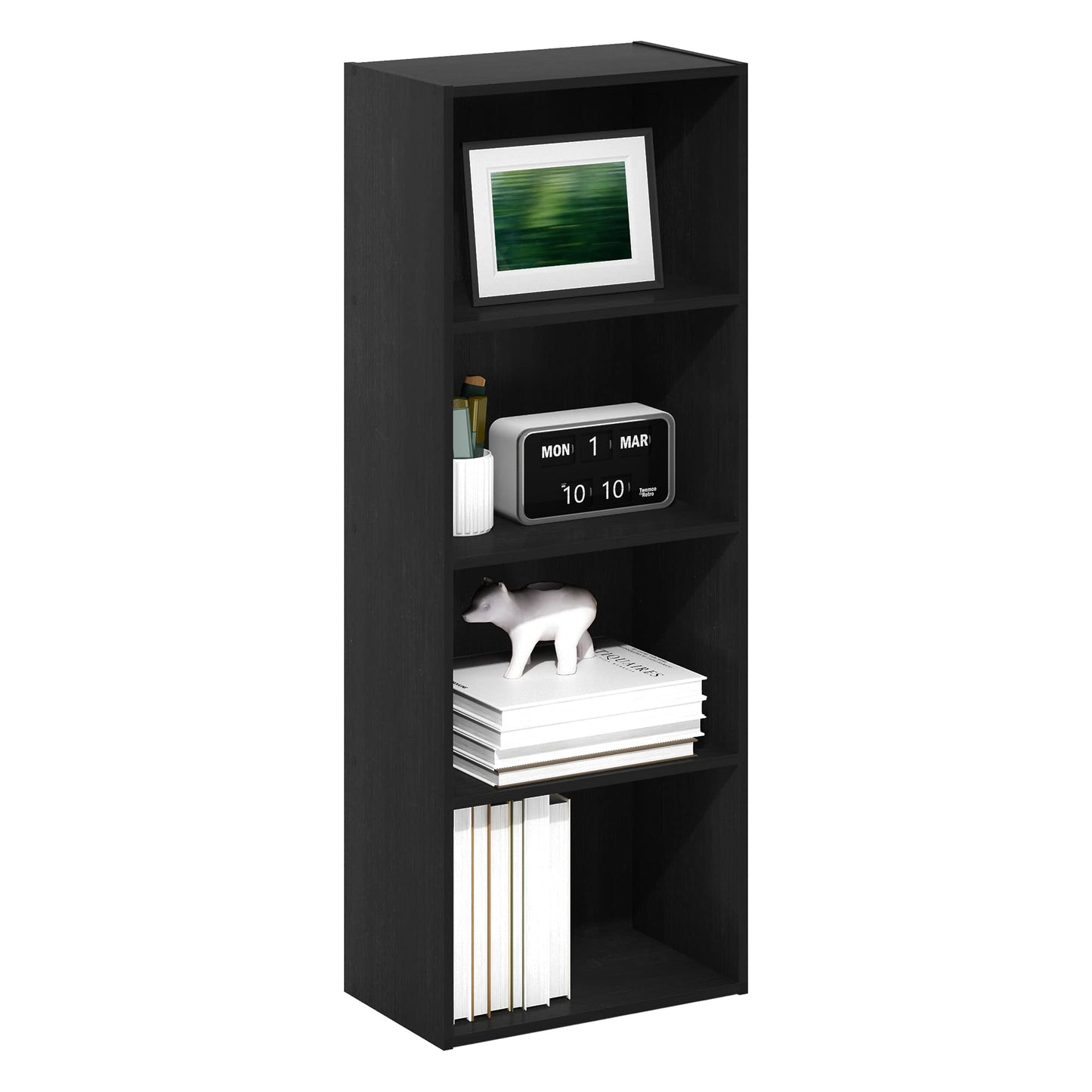 Tiered Storage Shelf for Office and Home Organization