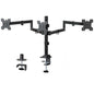 WALI Adjustable Monitor Arms C-Clamp and Free-Standing