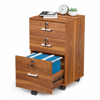VINGLI Wood File Cabinet for Home Office