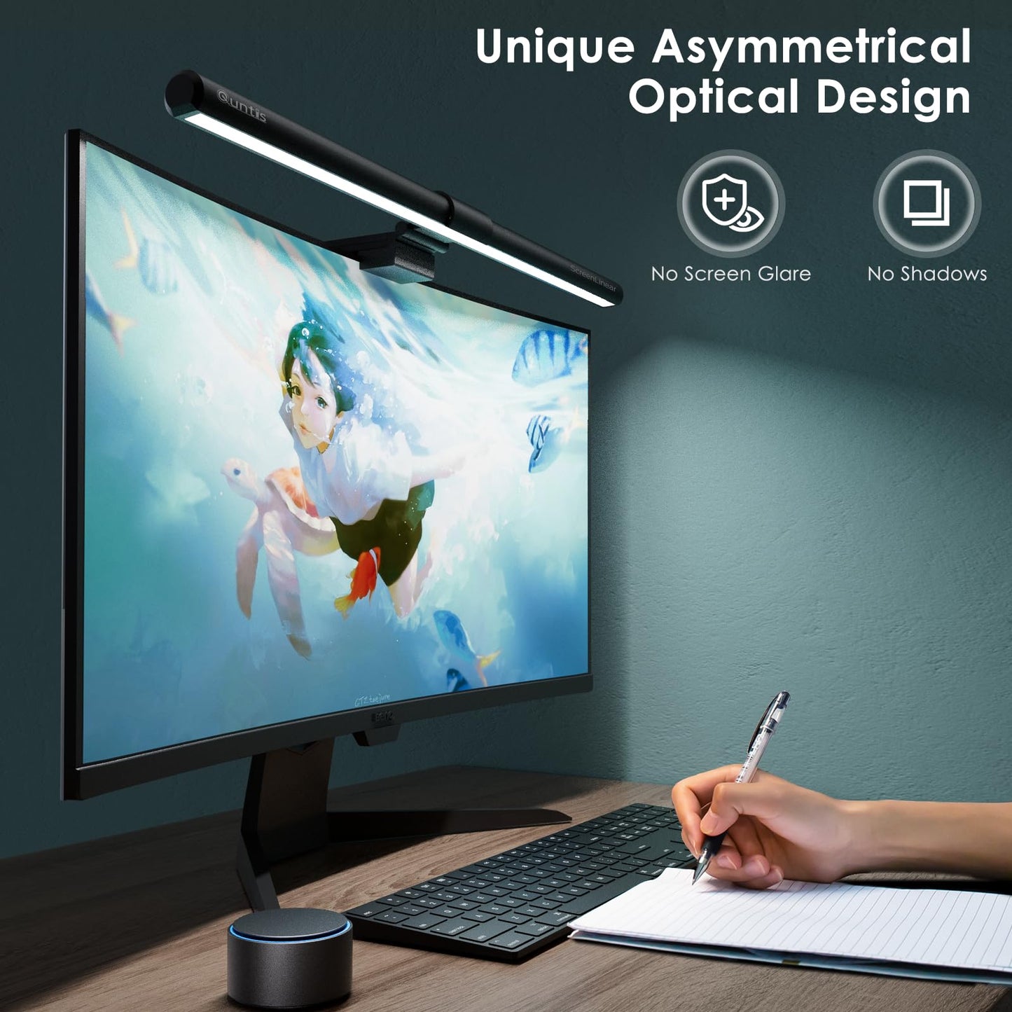 RGB Monitor Light Bar with USB Desk Lighting Design