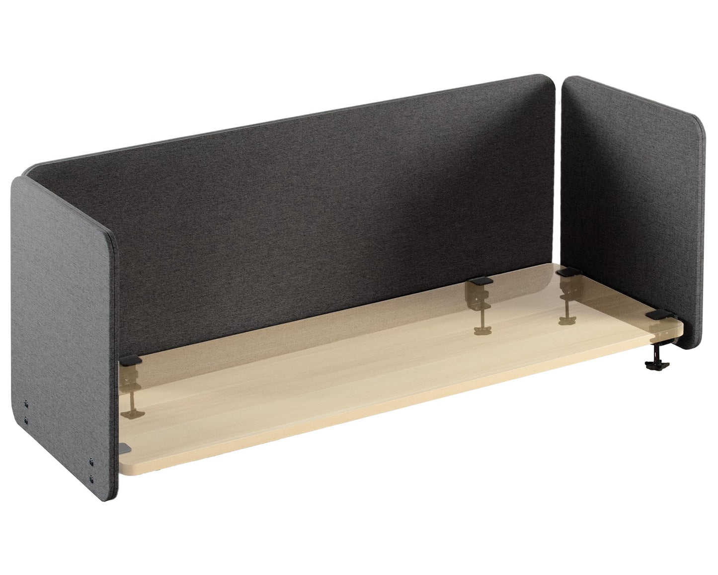 VIVO Freestanding Privacy Panel, Cubicle Divider, Acoustic Wall Partition