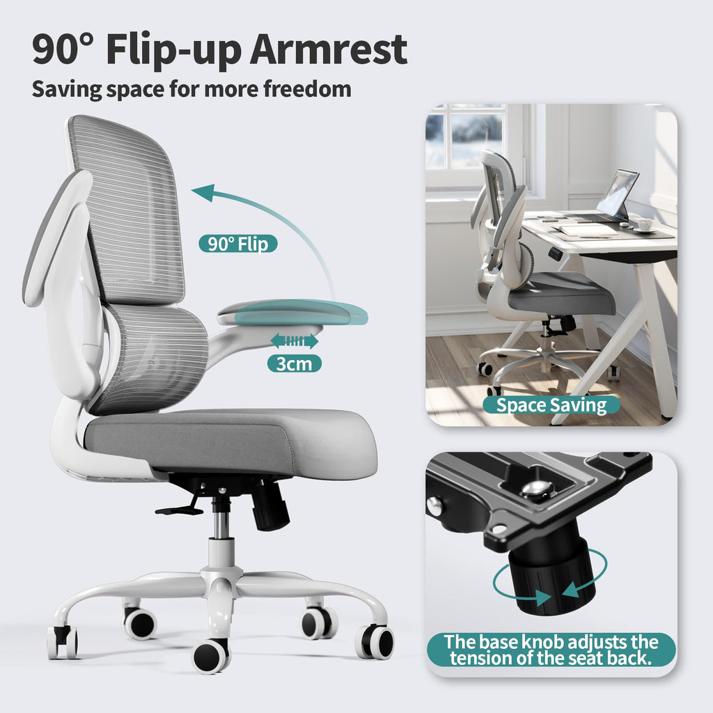Ergonomic Mesh Office Chair with Adjustable Lumbar Support