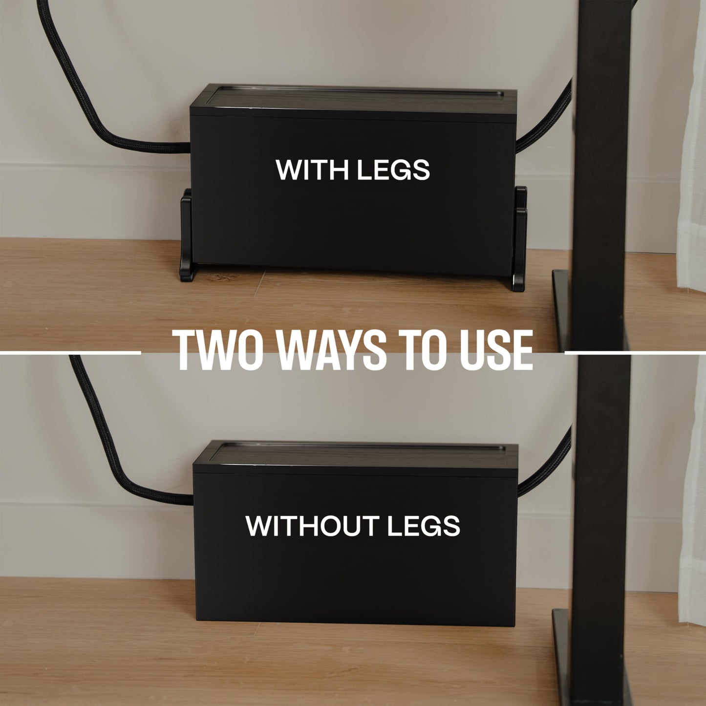 Extra Large Cable Management Box for Desk Wire Organization