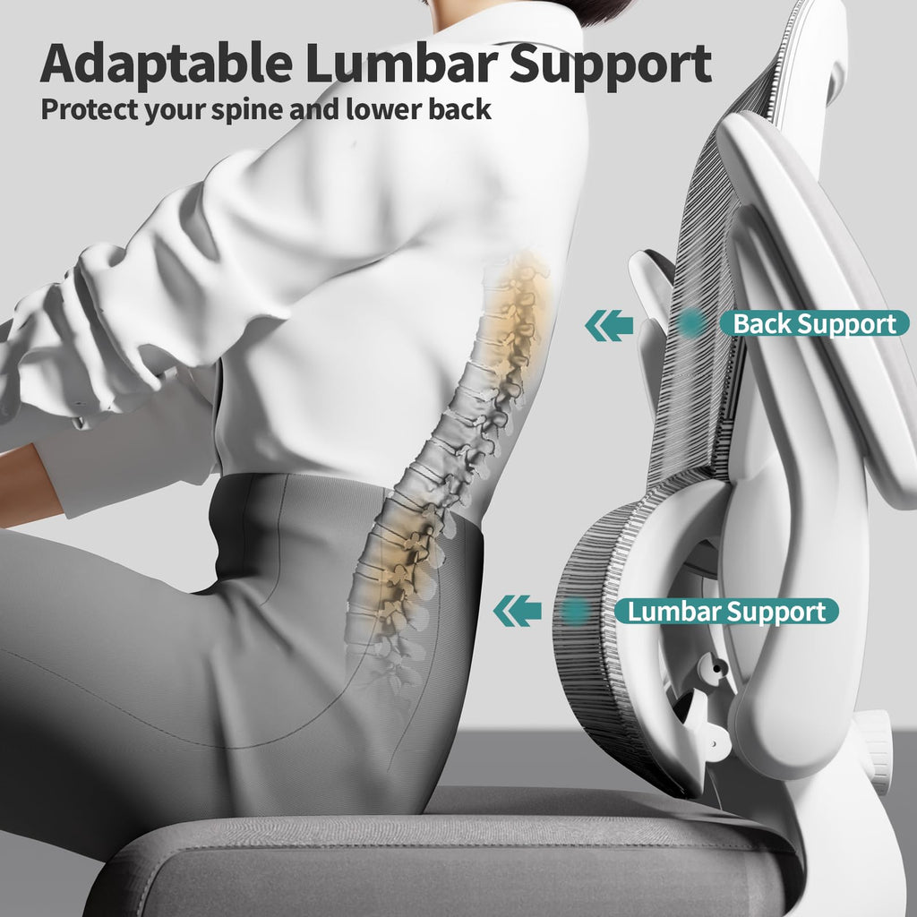Ergonomic Mesh Office Chair with Adjustable Lumbar Support