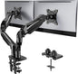Dual Monitor Arm Mount with Adjustable VESA Desk Stand