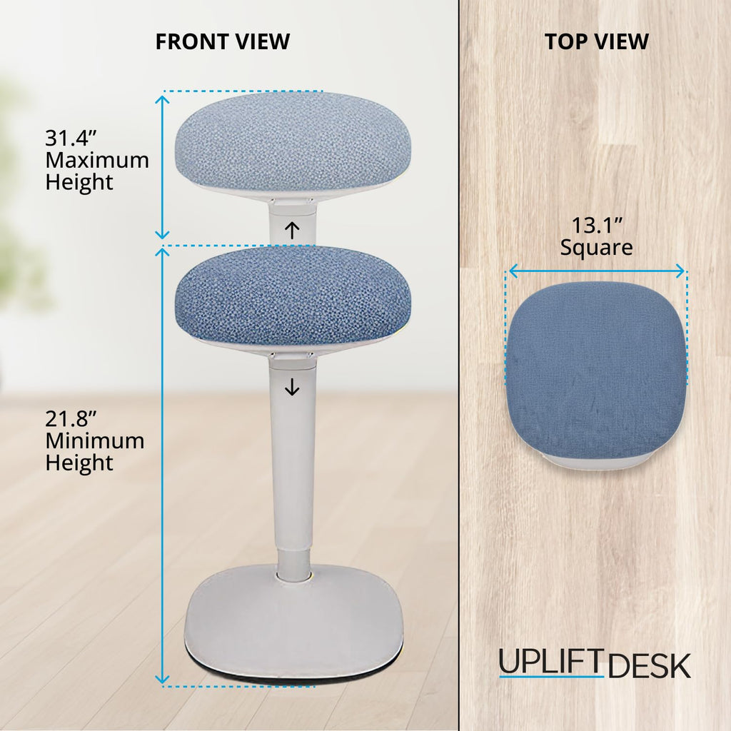Active Ergonomic Stool with Adjustable Height & 360° Motion