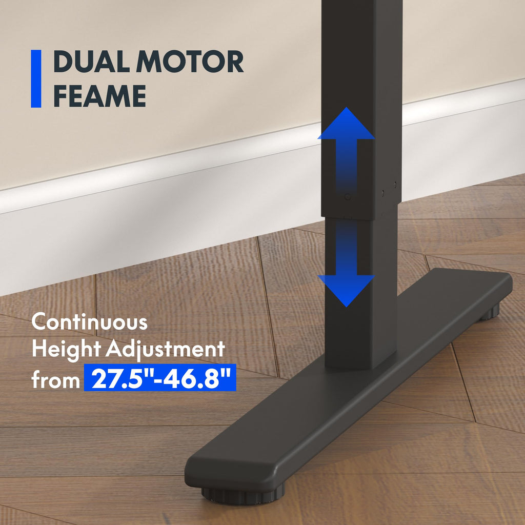 Electric Standing Desk with Dual Motor Height Adjustment