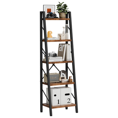 Shintenchi 5 Tier Bookshelf with Drawers