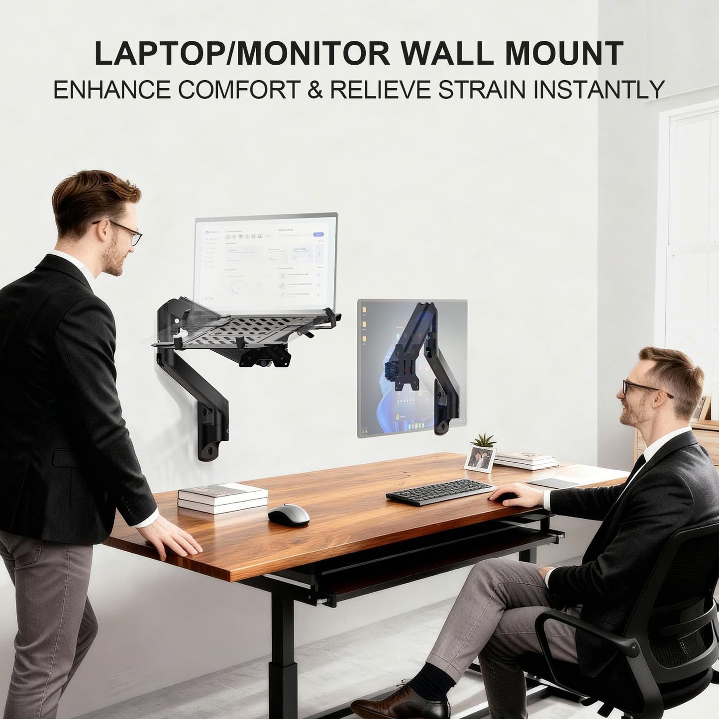 WALI Laptop Adjustable/Full Adjustable/Wall/Pegboard/Car Mounts