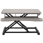 Height Adjustable Desk Converter with Dual Monitor Workstation