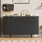 Modern 2 Drawer File Cabinet with Printer Stand & Storage